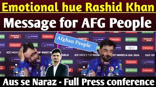 Rshid Khan Anger on Australia Gurbaz vs Stoinis  Gulbadin Celebration  Emotional for Afghanistan [upl. by May242]