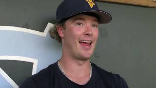 WVU Baseball Sam White NCAA Super Regional Press Conference  May 6 2024 [upl. by Einre]