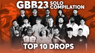 TOP 10 DROPS 🔊🔥 Solo  GRAND BEATBOX BATTLE 2023 WORLD LEAGUE [upl. by Ynor]