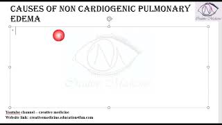 Lec 13 Causes of Non Cardiogenic Pulmonary Edema  Heart Failure  Cardiology [upl. by Colp]