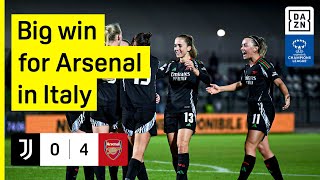 HIGHLIGHTS  Juventus FC vs Arsenal FC  UEFA Womens Champions League 202425 [upl. by Gresham]