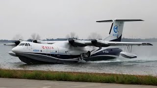 Seaplane takeoff  maldives steam train videos [upl. by Leumas]