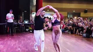 KIKE Y NAHIR  KIZOMBACHATA 2018 Carlos Rivera “Te Esperaba” Dj RyanMiles [upl. by Anuat]