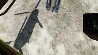 DCS CH47 Chinook Sling Loading a Cargo Container [upl. by Yovonnda]