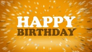 Matt Houston  Happy Birthday Lyrics video officiel [upl. by Tebor]