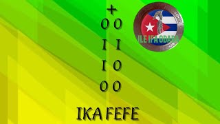 IKA FEFEIWORI TANTO SABE LA CODORNIZ QUE DUERME EN EL PISOifa oraculodeifa ikafefe [upl. by Favian524]