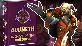 Archive of the Tirisgarde Aluneth  Mage Legion Order Hall  Dalaran History [upl. by Biagi]