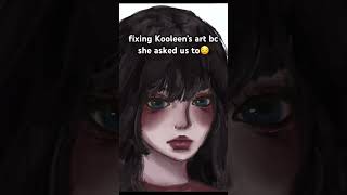 fixing Kooleen ‘s art😌art drawing kooleen youngartist yourmom procreate digitalart [upl. by Rehpoitsirhc]