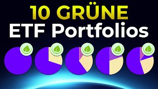 Nachhaltiges ETF Portfolio erstellen 2023 🌱 ESG Musterportfolios mit Gewichtung [upl. by Salomi]