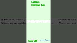 Exercice 148 Logique 1BACSM Maths [upl. by Dehsar]