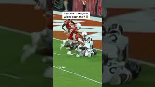 How did Dontayvion Wicks catch this 😱 shorts [upl. by Airemaj956]