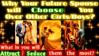 why your future spousell chose you wholl marry how attractive u r tarot reading hindi pick a card [upl. by Oirasec596]