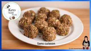 Savoureuses BOULES DÉNERGIE cétogène  keto  sans gluten  vegan [upl. by Llenrag]