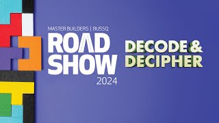 Master Builders BUSSQ Roadshow 2024 [upl. by Dola]