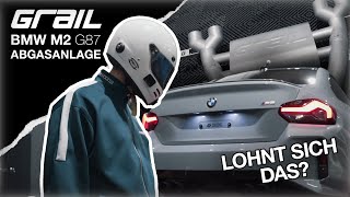 LOHNT SICH DAS BMW M2 G87 GRAIL Abgasanlage  FLOW DOWN [upl. by Assyn129]