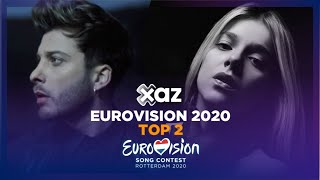 Eurovision 2020 Top 2  NEW 🇦🇱🇪🇸 [upl. by Bertram938]