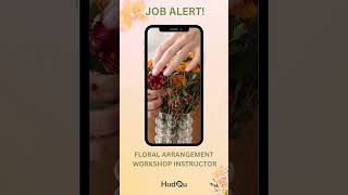 Join Our Team Seeking a Floral Arrangement Instructor FloralArrangement JoinOurTeam [upl. by Stratton]