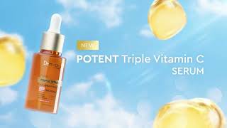 NEW Dermaction Plus by Watsons Potent Triple Vitamin C Serum [upl. by Ened36]