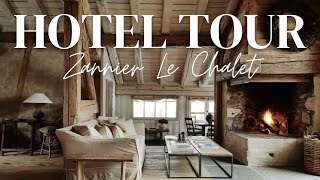 Zannier Hotels Le Chalet  cosy luxury chalet tour in Megève France [upl. by Aseeral354]