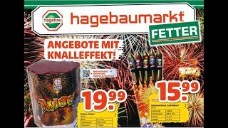 Hagebaumarkt Feuerwerksprospekt 201819 [upl. by Ellebana]