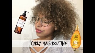 ROUTINE CAPILLAIRE CHEVEUX BOUCLÉS [upl. by Juley]