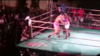 Boxe thail Manda odjé vs Samuel andoche 0406 2016 dans le 974 [upl. by Howlyn]