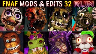 FNAF MODS amp EDITS  Part 32 feat Security Breach amp Ruin [upl. by Raseta]