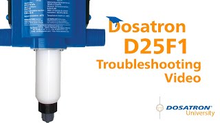 Dosatron D25F1 Troubleshooting Video [upl. by Rianna565]