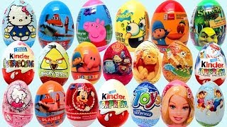 Surprise eggs Kinder Surprise Dora the Explorer Peppa Pig Mickey Mouse clubhouse huevos sorpresa [upl. by Uella]