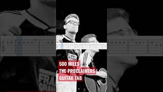 500 Miles  The Proclaimers Guitar TAB shorts 500miles theproclaimers [upl. by Nadabb]