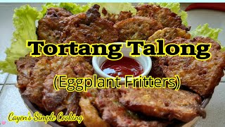 Tortang Talong Recipe Eggplant Fritters [upl. by Zaria]