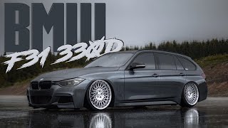 BMW F31 330D on 20quot AG Wheels with HampR Suspension  moreEffective [upl. by Kosaka284]