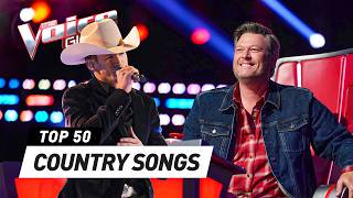 15 HOURS of COUNTRY MUSIC on The Voice [upl. by Alliuqahs]