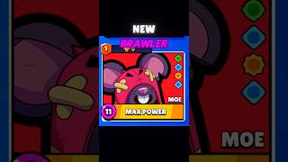 Everything ABOUT NEW Brawler Moe 🐀🧑‍🔧 shorts brawlstars [upl. by Olra]