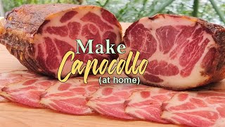 Easy way to make dry cured Italian Capocollo at home  Dry Curing Meats for Beginners [upl. by Leatri928]