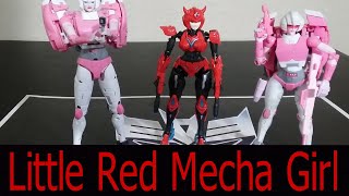 CollectionSpace CS02 Transformable Bishoujo Little Red Mecha Girl [upl. by Adliw331]