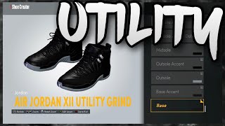 HOW TO MAKE Air Jordan 12 quotUtilityquot IN NBA 2K22 NBA 2K22 Shoe Creator [upl. by Nanis]