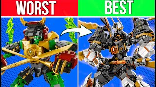 Ranking the LEGO Ninjago Mechs of 2024  Worst to Best [upl. by Noonberg]