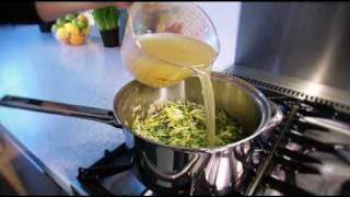 Pea Courgette amp Mint Soup Recipe  Waitrose [upl. by Fredette]