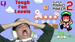 Super Tough Fan Levels in Mario Maker 2 on HobbyFamilyTV [upl. by Leile]