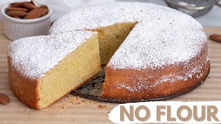 Italian Almond Cake  NO FLOUR  Glutenfree Recipe [upl. by Kori868]