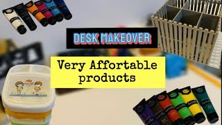 Desk Makeover Very Affortable Product [upl. by Ortrude]