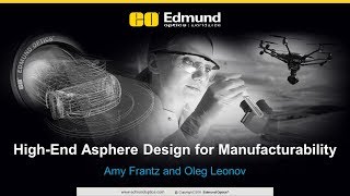 HighEnd Asphere Design for Manufacturability – 2018 [upl. by Munsey]