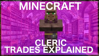 Minecraft Cleric Trades Explained in 1144 [upl. by Broome]