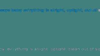 Stevie Wonder Uptight Everything Is Alright karaoke [upl. by Remliw]