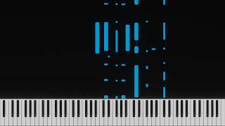 hkmori anybody can find love except you  PIANO TUTORIAL  SYNTHESIA [upl. by Ahsinhoj]