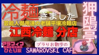 老舗平壌冷麺【江西冷麺 分店 】と【スワロフスキーカフェ 】江南から狎鴎亭散歩〜アラフィフ普通の会社員のひとり旅 〜韓国 ソウル korea seoul GANGNAM Apgujeong [upl. by Neema]