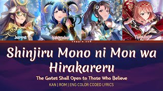 Shinjiru Mono ni Mon wa Hirakareru  Revue Starlight Arcana Arcadia KANROMENG Color Coded Lyrics [upl. by Verdha386]