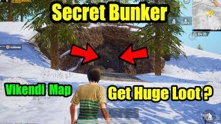 PUBG Mobile Vikendi Map Secret Bunker To Get Huge Loot In Pubg Mobile  Many People Dont Go There [upl. by Mayor]