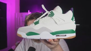 Jordan 4 SB Pine Green from JoyaBuy [upl. by Abixah]